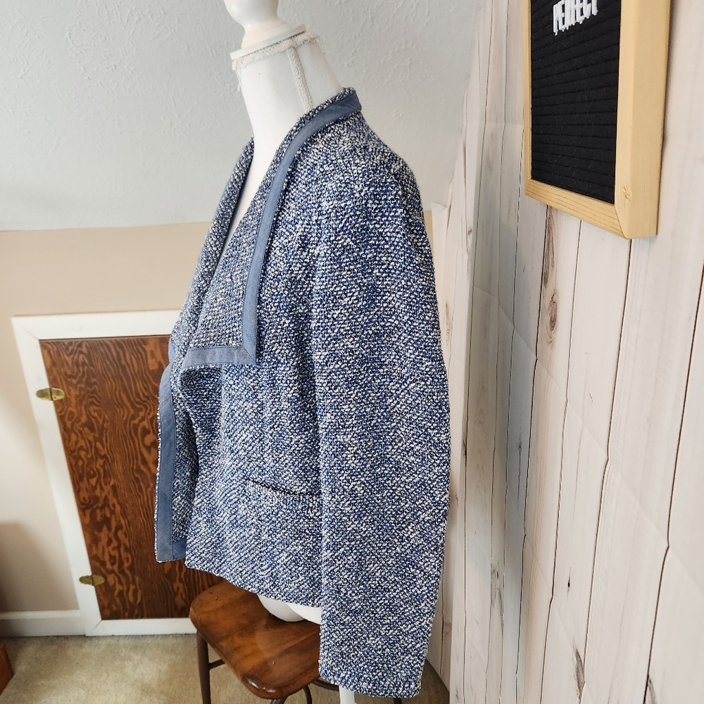 Talbots Blue Blazer Jacket - Picture 4 of 9